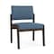 Lesro Lenox Armless Guest Chair, 22.5 in W 26 in L 31.5 in H LW1102 - alternate 1